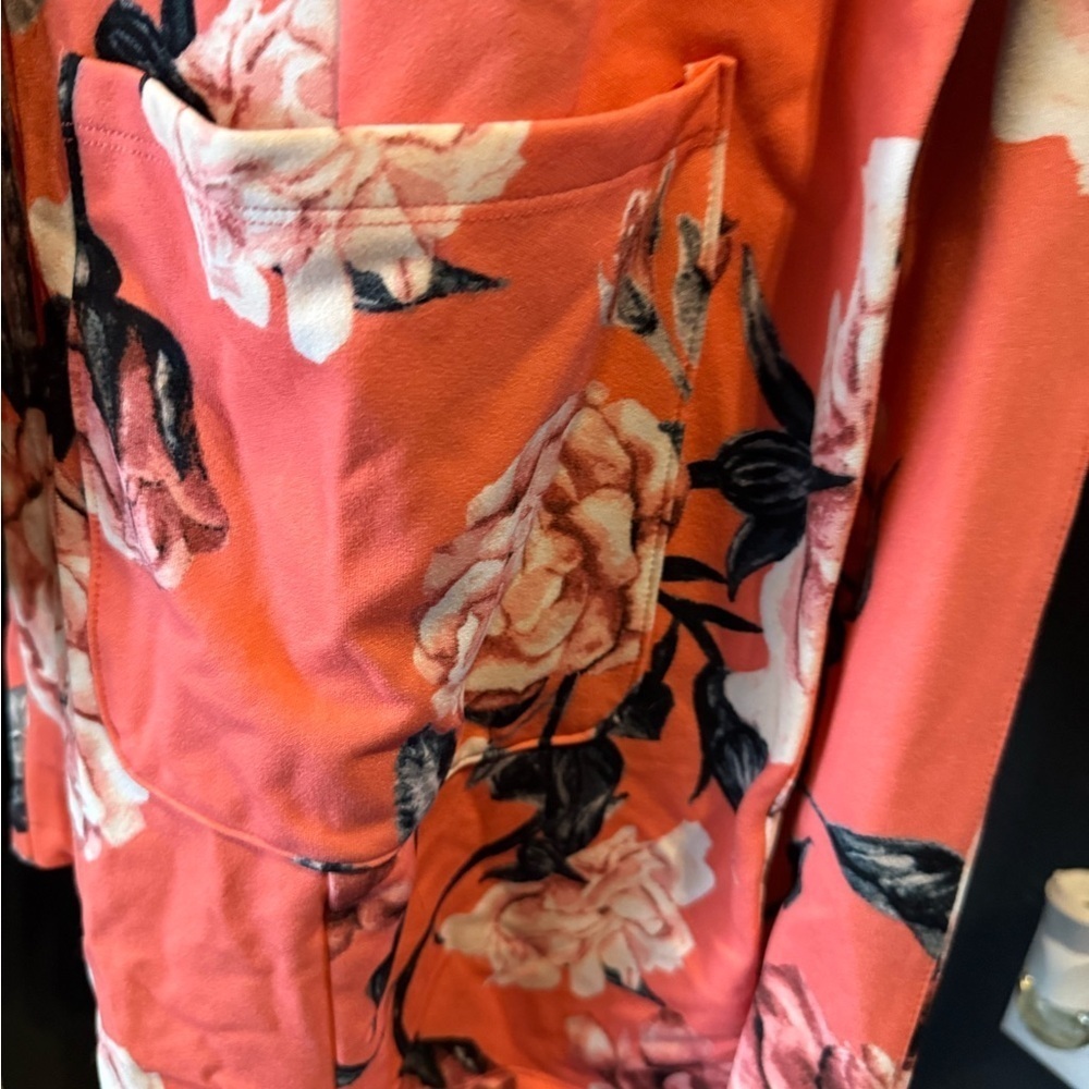Lularoe Striped 3XL Charlotte Dress & Floral Blazer - Picture 5 of 6